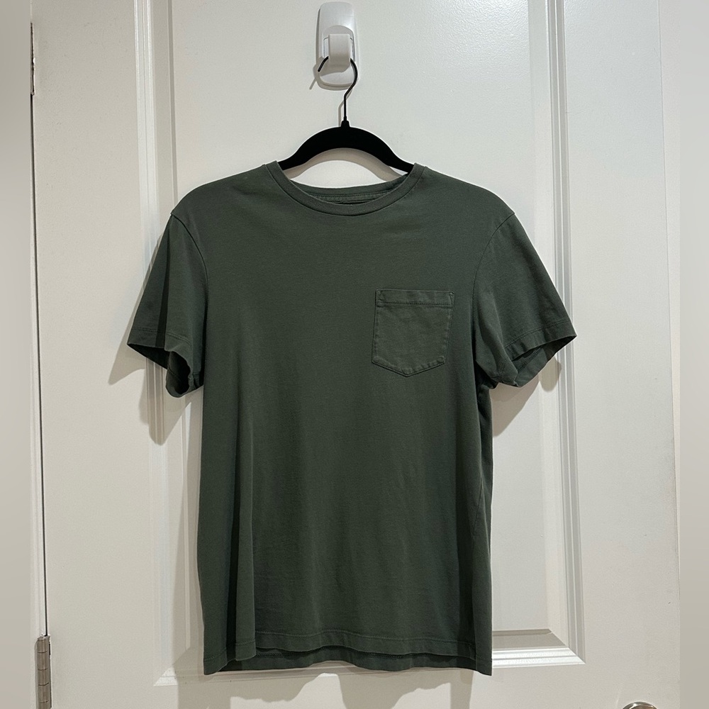 J. Crew Pocket Tee (jade green)